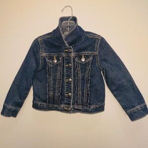 TCP The Children's Place Toddler Girls Denim Jean Jacket Medium Wash 3T